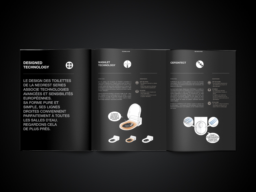 Toto - brochure institutionelle - Ynfluence - agence de communication globale Paris 